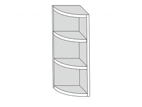 19.30.0р Полка угловая (h=913) радиусная  ЛДСП УНИ в Новом Уренгое - novyj-urengoj.magazin-mebel74.ru | фото