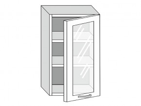 19.50.3 Шкаф настенный (h=913) на 500мм с 1-ой стекл. дверцей в Новом Уренгое - novyj-urengoj.magazin-mebel74.ru | фото