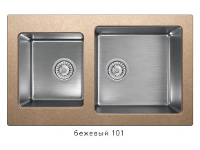 Мойка комбинированная Tolero twist TTS-840 Бежевый 101 в Новом Уренгое - novyj-urengoj.magazin-mebel74.ru | фото