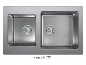 Мойка комбинированная Tolero twist TTS-840 Серый 701 в Новом Уренгое - novyj-urengoj.magazin-mebel74.ru | фото