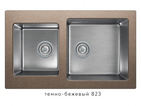 Мойка комбинированная Tolero twist TTS-840 Темно-бежевый 823 в Новом Уренгое - novyj-urengoj.magazin-mebel74.ru | фото