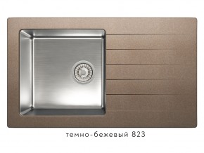 Мойка комбинированная Tolero twist TTS-860 Темно-бежевый 82 в Новом Уренгое - novyj-urengoj.magazin-mebel74.ru | фото