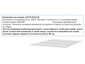 Основание из ЛДСП 0,9х2,0м в Новом Уренгое - novyj-urengoj.magazin-mebel74.ru | фото