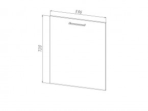 П 60 Комплект для посудомоечной машины 600 мм (цоколь + фасад) ЛДСП в Новом Уренгое - novyj-urengoj.magazin-mebel74.ru | фото