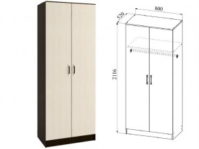 Шкаф 2 двери Ронда ШКР800.1 венге/дуб белфорт в Новом Уренгое - novyj-urengoj.magazin-mebel74.ru | фото